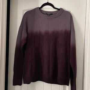 Purple Gradient Women's Sweater